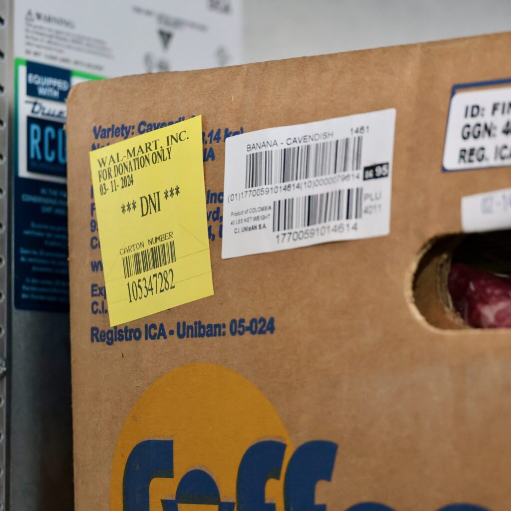 walmart box with produce