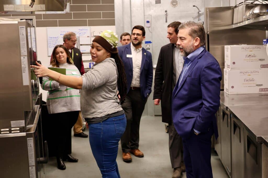 MOFC employees show Rep. Mike Carey around 